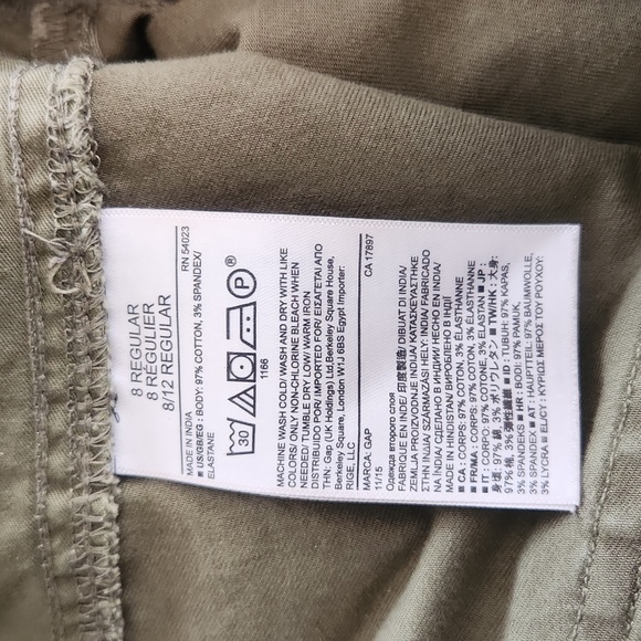 Gap Army Green US 8 R - Picture 5 of 9